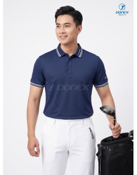 Áo thể thao nam MC-9156 Navy phối trắng